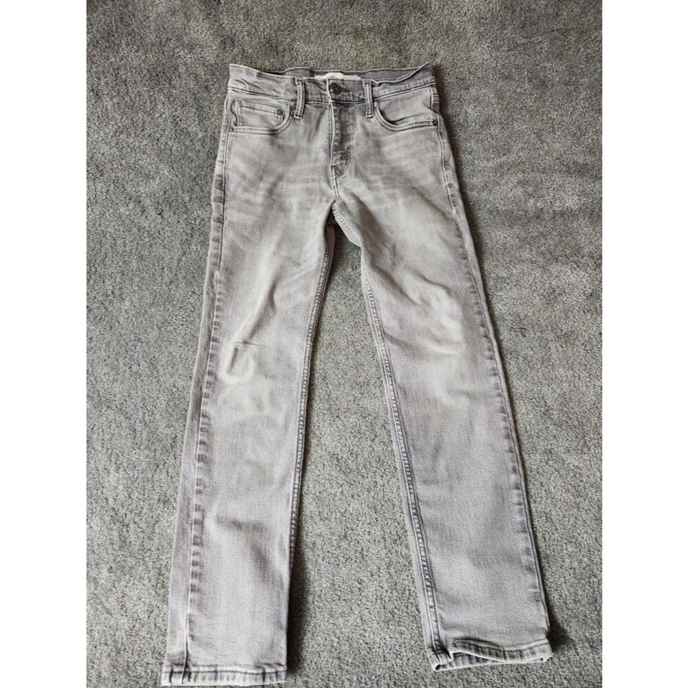 Levi Strauss Signature Men’s Jeans 30x30 Light Gray Denim Straight Leg Classic